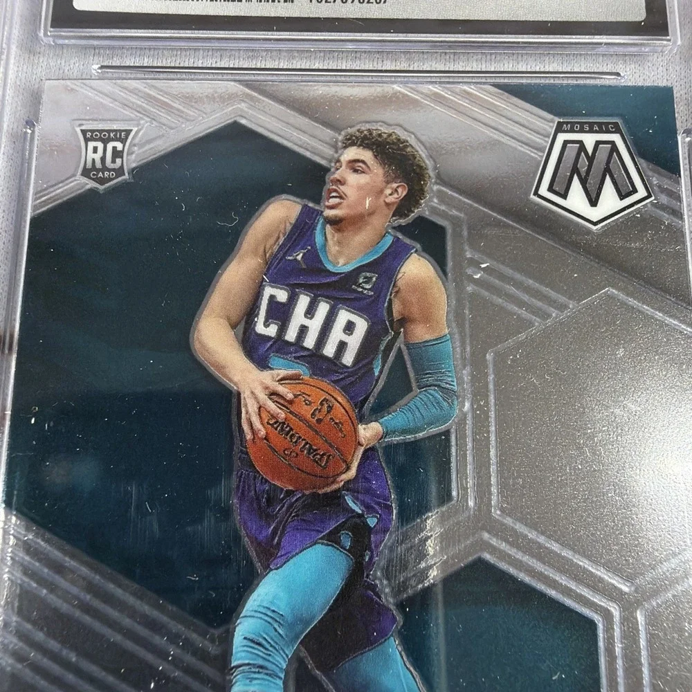 2020-21 Panini Mosaic LaMelo Ball #202 RC Rookie Card CSG 9 Mint